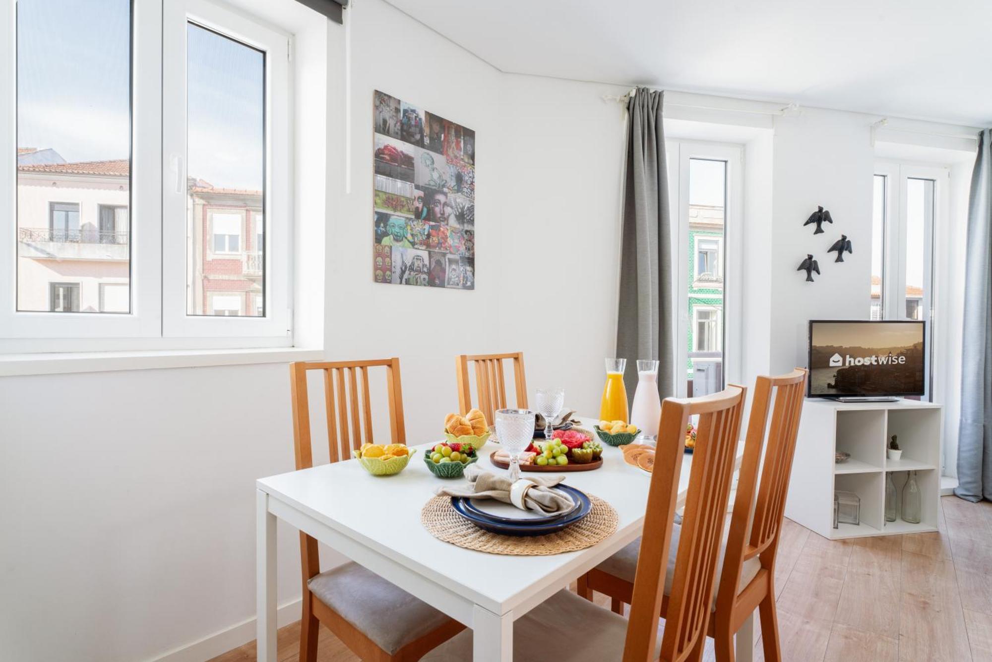 포르투 Host Wise - Flat W Free Private Parking - Bright & Cozy 아파트 외부 사진